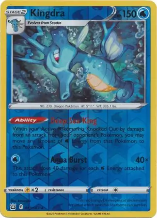 Kingdra Reverse Holo 033 Normal