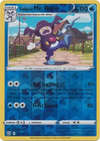 Galarian Mr. Rime Reverse Holo 035