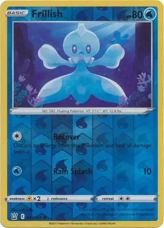 Frillish Reverse Holo 041 Normal