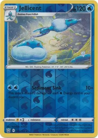 Jellicent Reverse Holo 042 Normal
