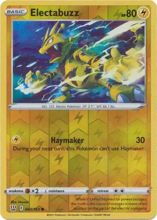 Electabuzz Reverse Holo 044 Normal