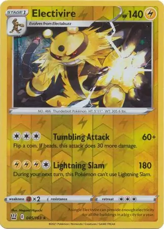 Electivire Reverse Holo 045 Normal