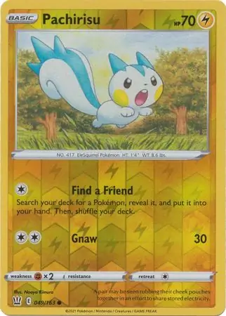 Pachirisu Reverse Holo 049 Normal