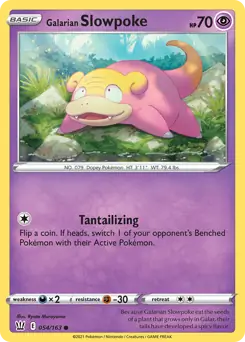 Galarian Slowpoke 054 Normal