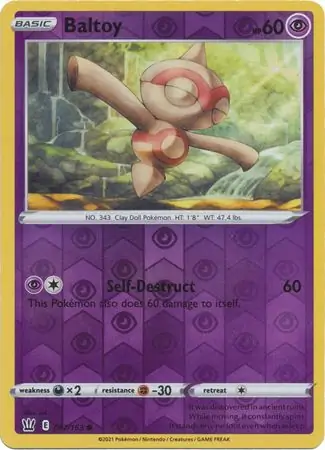Baltoy Reverse Holo 057 Normal