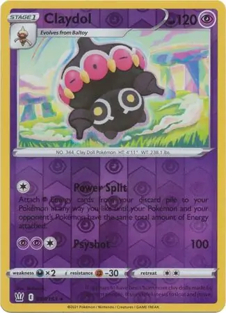 Claydol Reverse Holo 058