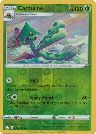 Cacturne Reverse Holo 005 Normal