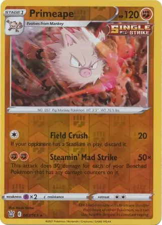 Primeape Reverse Holo 067 Normal