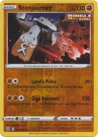 Stonjourner Reverse Holo 084