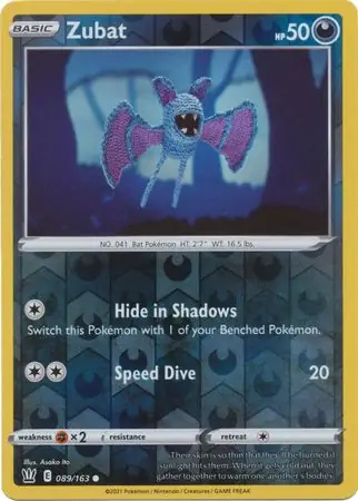Zubat Reverse Holo 089 Normal