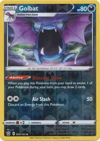 Golbat Reverse Holo 090