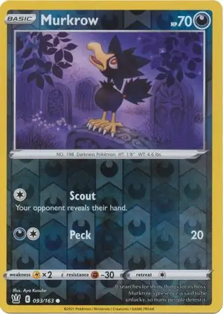 Murkrow Reverse Holo 093