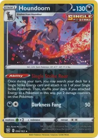 Houndoom Reverse Holo 096