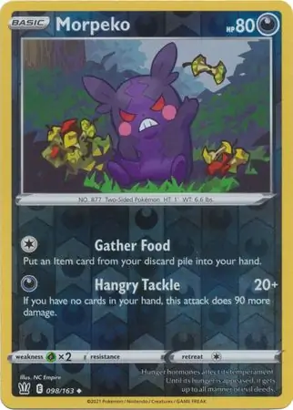 Morpeko Reverse Holo 098 Normal