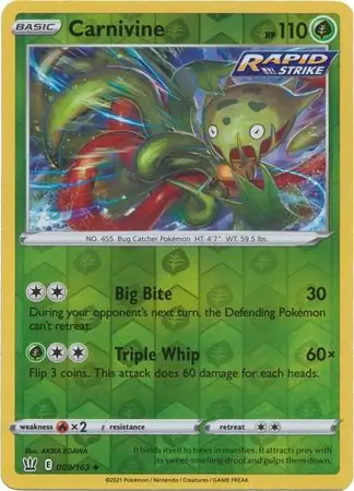Carnivine Reverse Holo 009