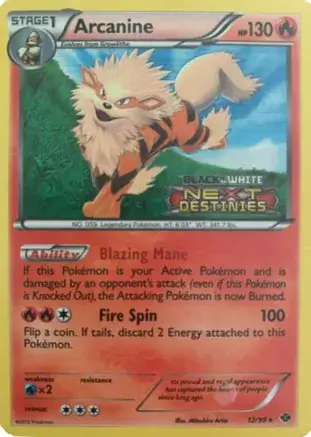 Arcanine Staff Prerelease 12