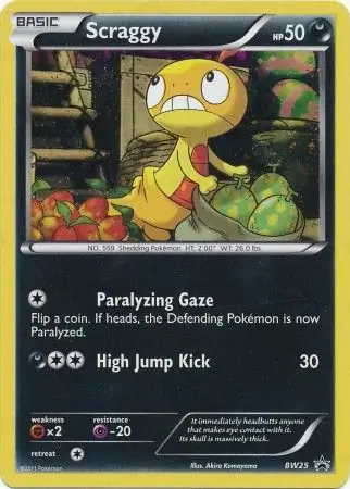 Scraggy Holo BW25