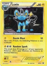 Luxio Cracked Ice Holo BW34 Holo