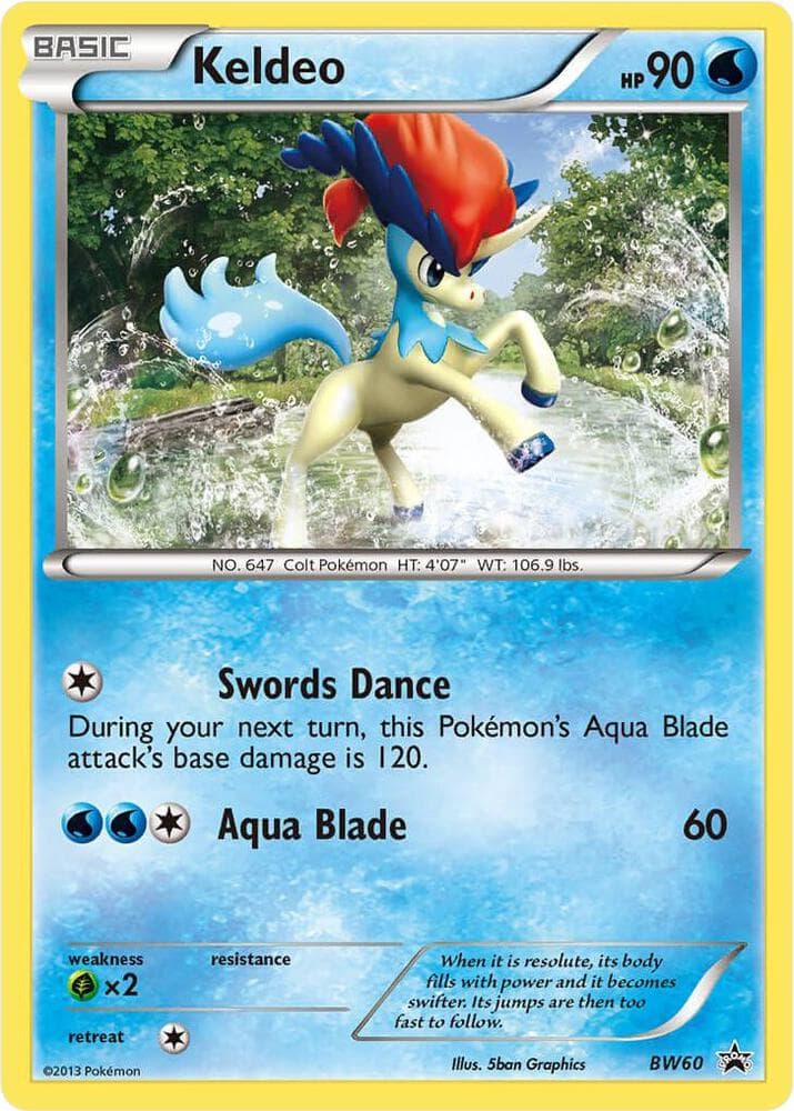 Keldeo BW60 Normal