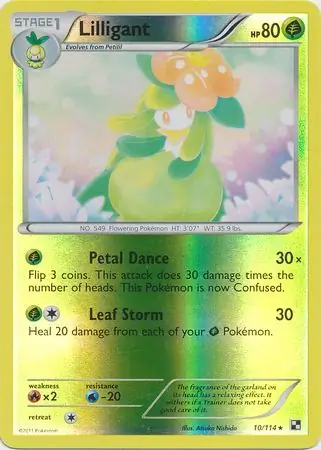 Lilligant Reverse Holo 10 Normal