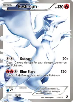 Full Art Reshiram 113 Normal
