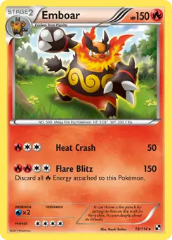 Emboar Holo 19