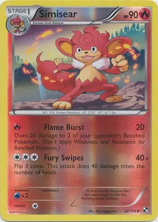 Simisear Reverse Holo 22 Normal