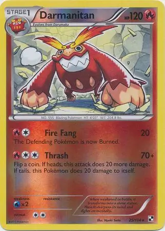 Darmanitan Reverse Holo 25 Normal