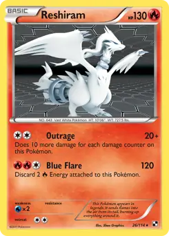 Reshiram Holo 26