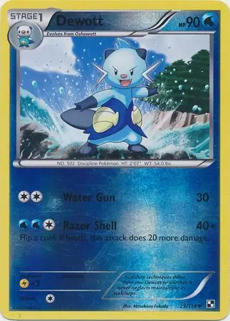 Dewott Reverse Holo 29 Normal