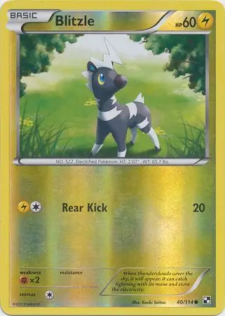 Blitzle Reverse Holo 40 Normal