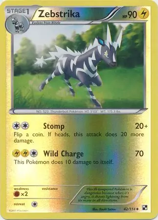 Zebstrika Reverse Holo 42