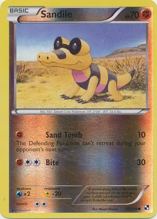 Sandile Reverse Holo 63 Normal