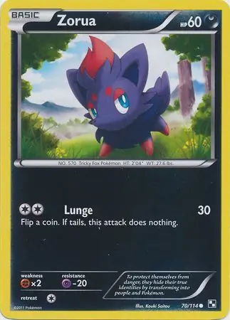 Zorua Reverse Holo 70