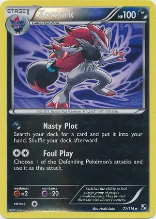Zoroark Reverse Holo 71 Normal