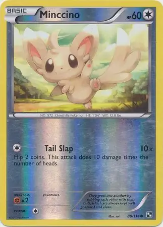 Minccino Reverse Holo 88 Normal