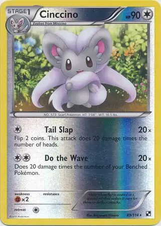 Cinccino Reverse Holo 89 Normal