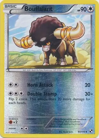 Bouffalant Reverse Holo 90 Normal
