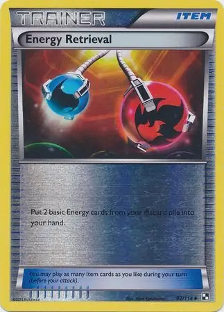 Energy Retrieval Reverse Holo 92 Normal