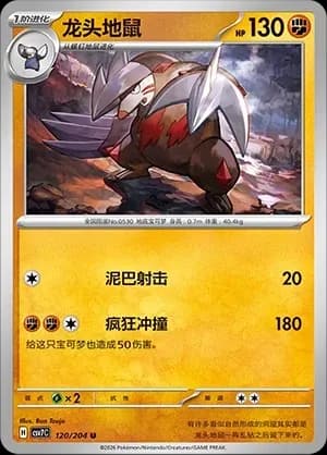 Excadrill Pokeball Holo 120