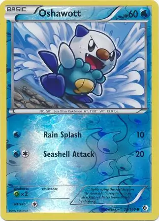 Oshawott Reverse Holo 39
