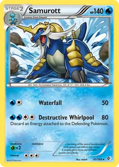 Samurott Holo 41 Normal