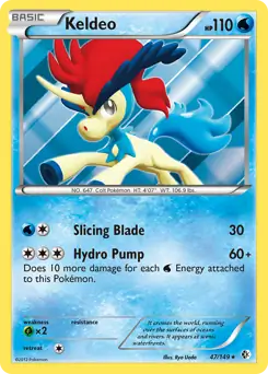 Keldeo Holo 47 Normal