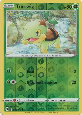 Turtwig Reverse Holo 006