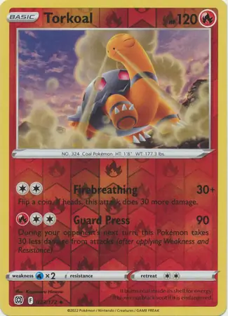Torkoal Reverse Holo 023