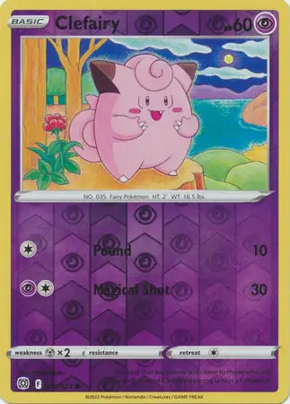 Clefairy Reverse Holo 053