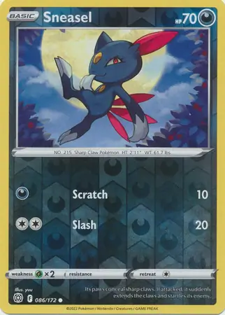 Sneasel Reverse Holo 086