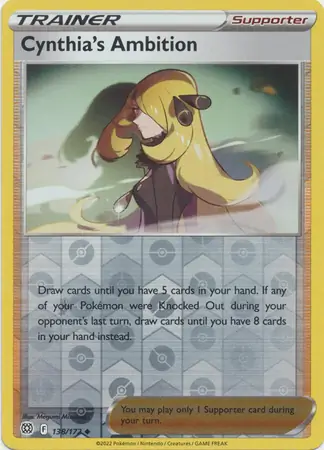 Cynthia's Ambition Reverse Holo 138