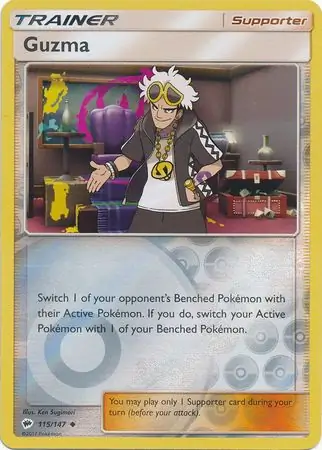 Guzma Reverse Holo 115