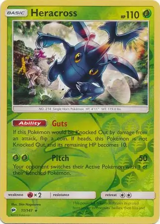 Heracross Reverse Holo 11